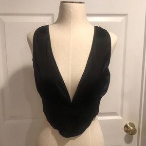 Missguided Black Corset Top